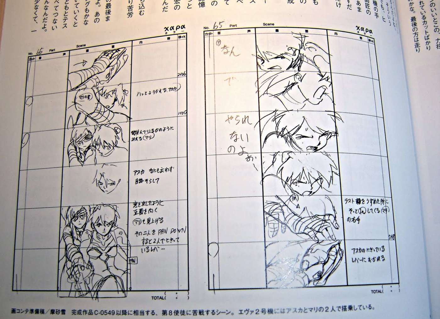 Storyboard: Asuka & Mari piloting Eva-02 together