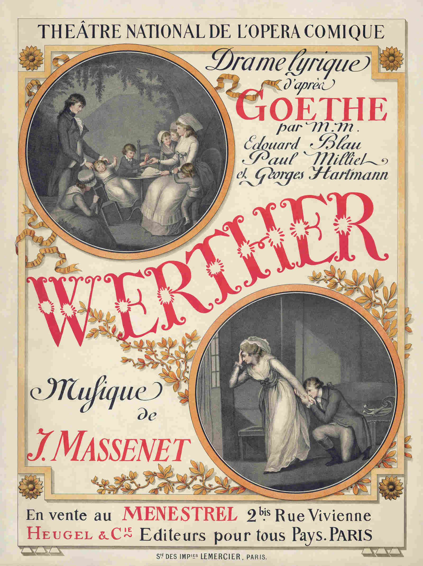 “Grasset poster for 1893131ya French premiere of Werther”