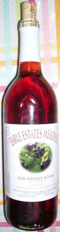 Earle Estates, “Blackberry blush” mead