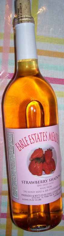 Earle Estates, “Strawberry shadows” mead