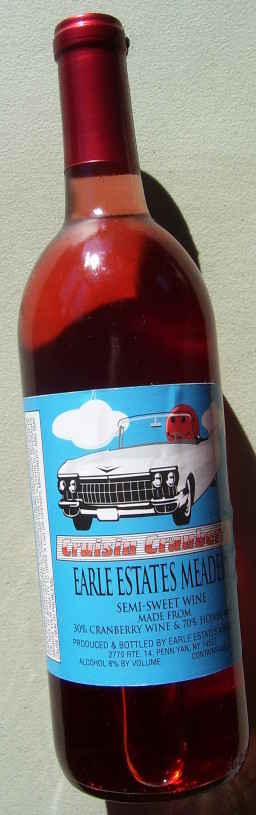 Cranberry mead, 201311ya bottle